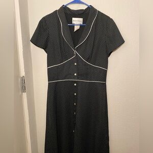 vintage polka dot dress